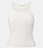Slvrlake Ribbed-knit cotton tank top