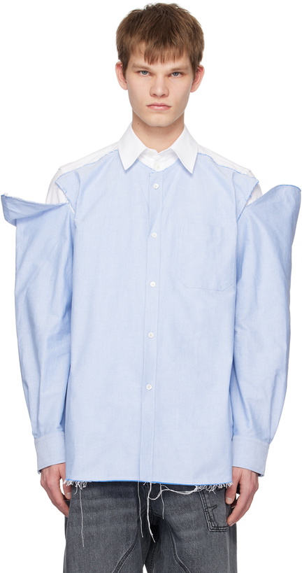 Photo: JW Anderson Blue & White Layered Shirt
