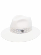 MAISON MICHEL - Henrietta Strass Belt On Felt Hat