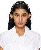 Toga Pulla Silver Metal Narrow Headband
