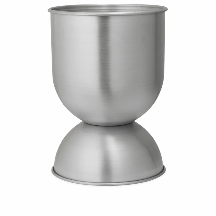 Photo: ferm LIVING Hourglass Pot - Small in Aluminium 