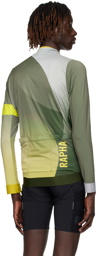 Rapha Khaki Band Collar Long Sleeve T-Shirt