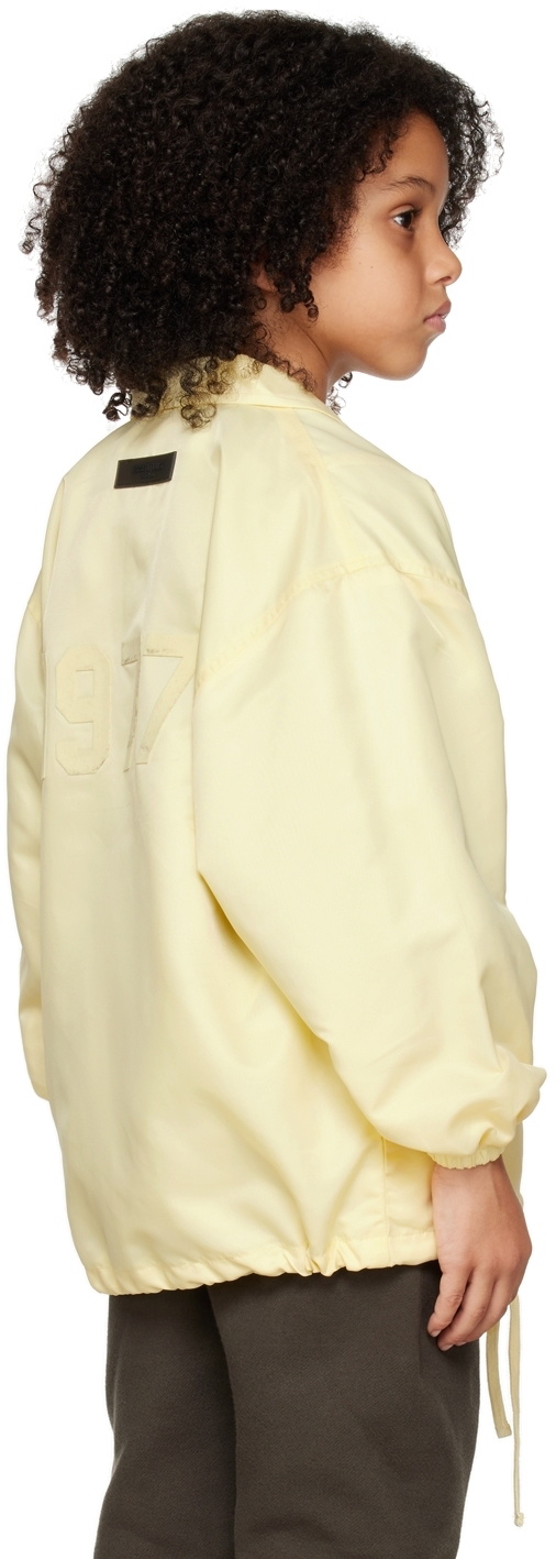 Essentials Kids Yellow '1977' Coaches Jacket Essentials