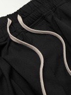 Rick Owens - Tapered Cotton-Blend Poplin Trousers - Black