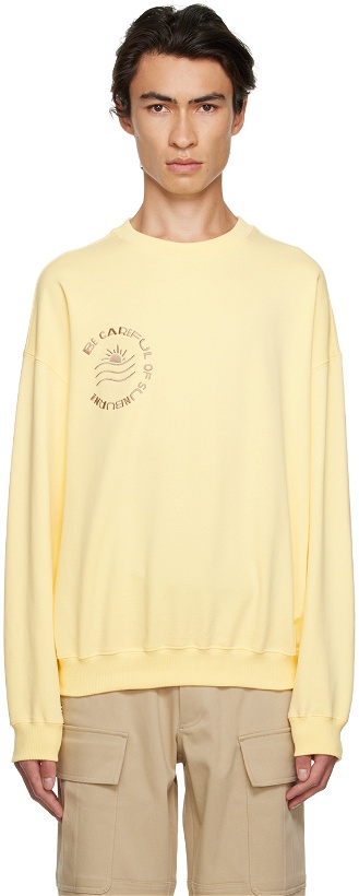 Photo: Kijun SSENSE Exclusive Yellow Sunburn Sweatshirt