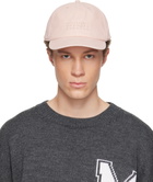 MM6 Maison Margiela Pink Embroidered Logo Cap