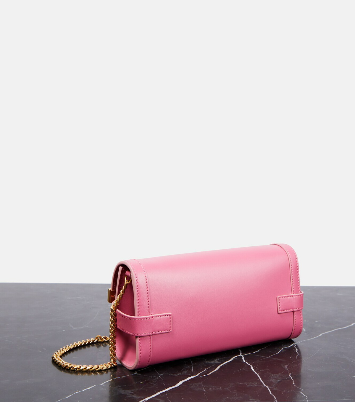 Balmain - B-Buzz 22 Small leather crossbody bag