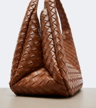 Bottega Veneta Campana Intrecciato Medium leather shoulder bag