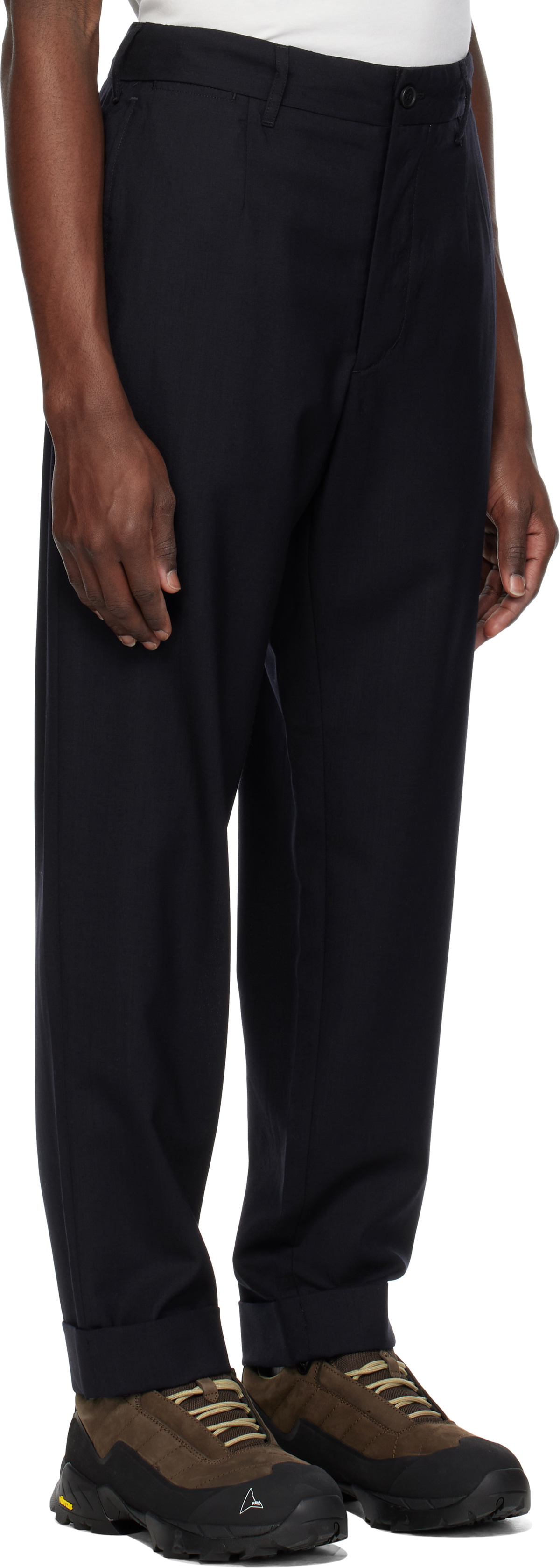 Engineered Garments Navy Andover Trousers