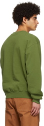 Heron Preston Green Cotton Sweatshirt