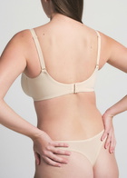 Skims Unlined Stretch-jersey Demi bra Cream