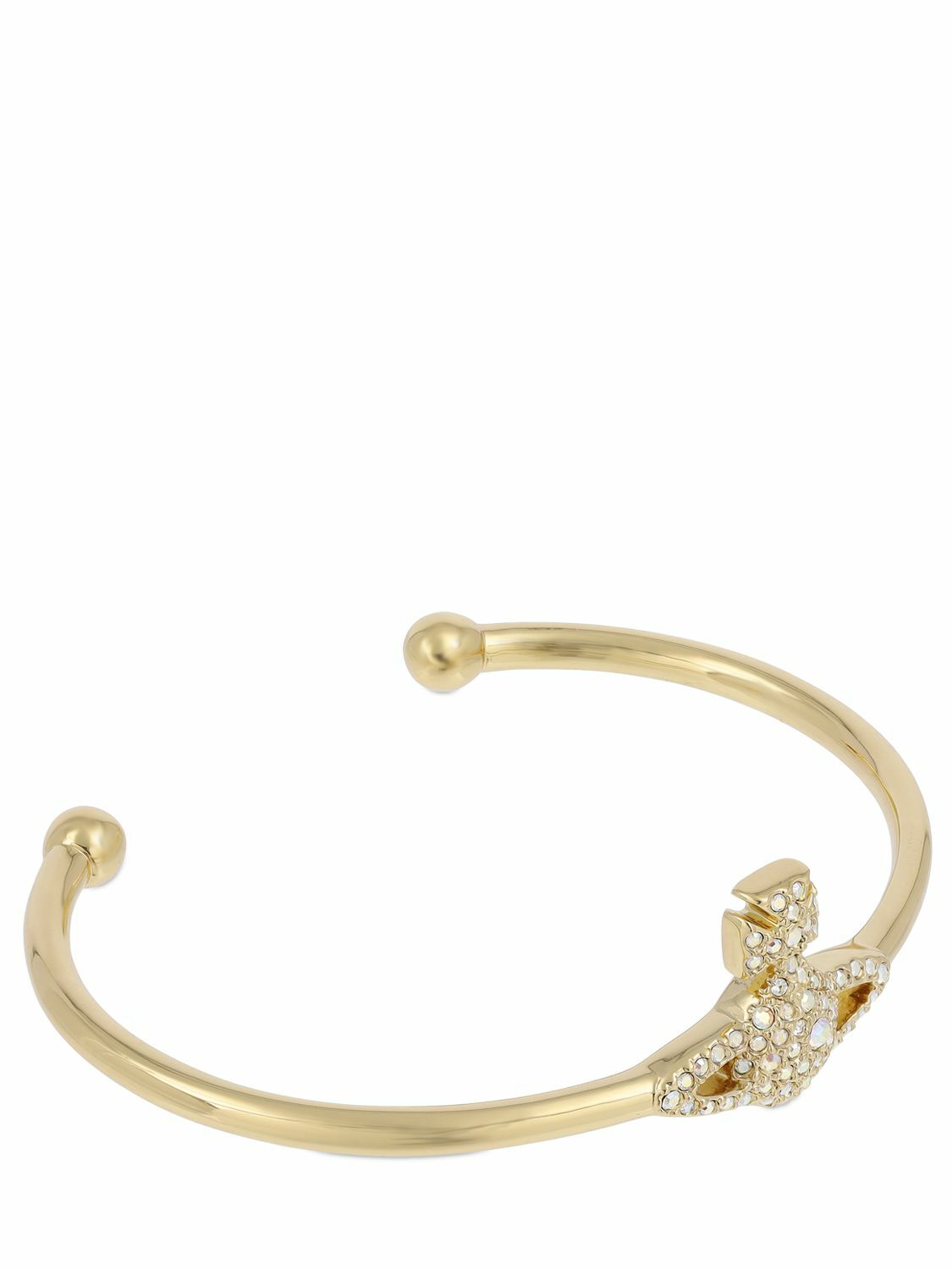 VIVIENNE WESTWOOD - Grace Bas Relief Open Bangle Bracelet