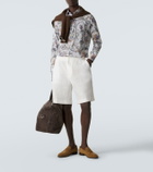 Etro Linen Bermuda shorts