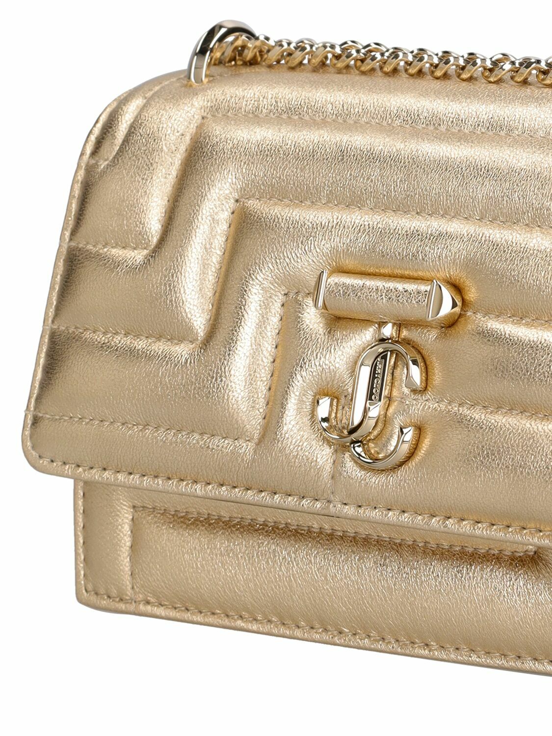 JIMMY CHOO - Bohemia Quilted Metallic Shoulder Bag