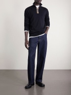 Burberry - Wool Half-Zip Sweater - Black