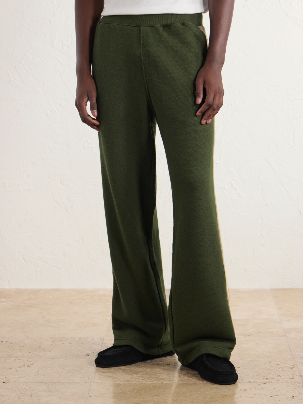 Aimé Leon Dore - Straight-Leg Striped Cotton Sweatpants - Green