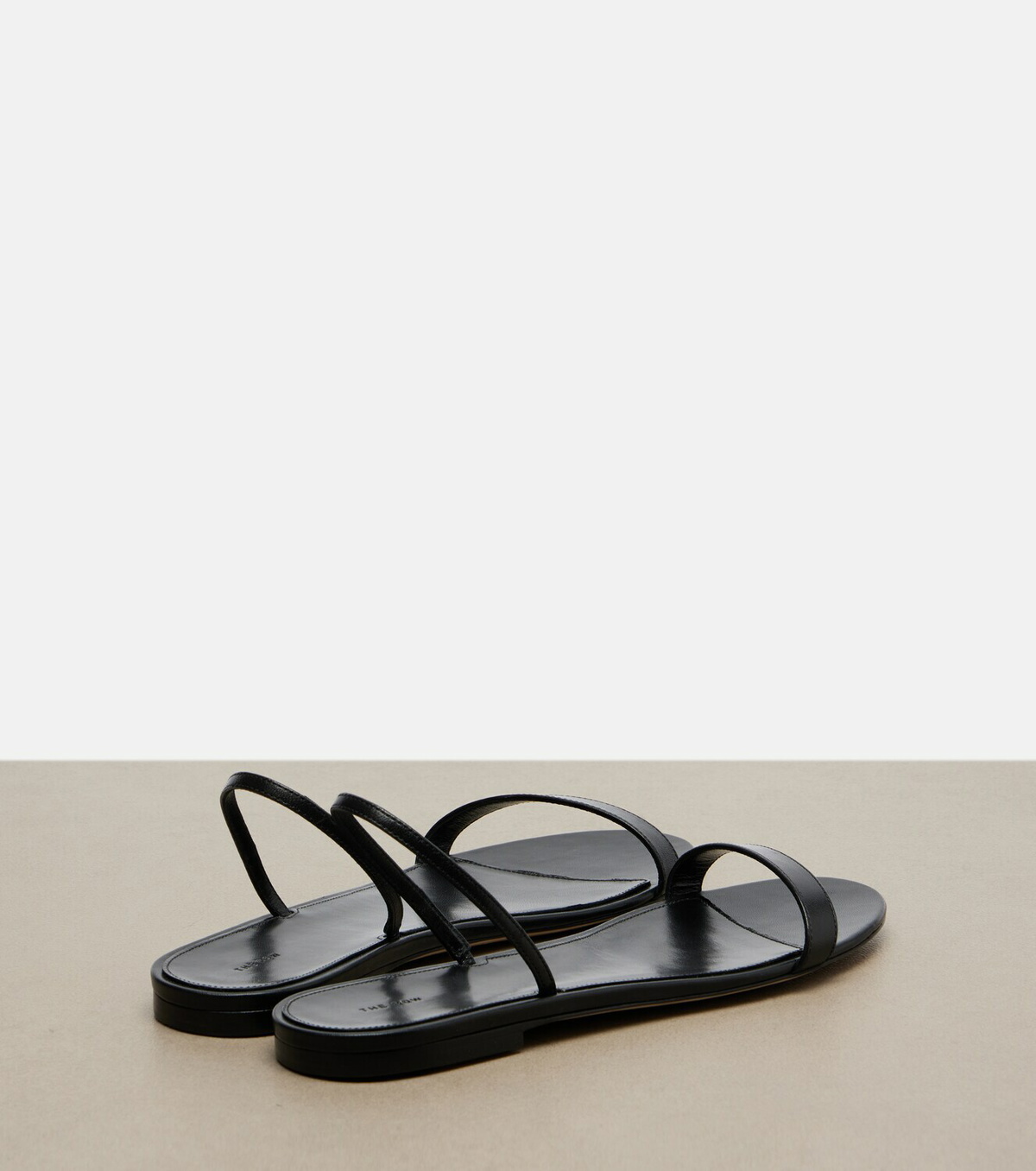 The Row Ella leather sandals