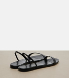 The Row Ella leather sandals