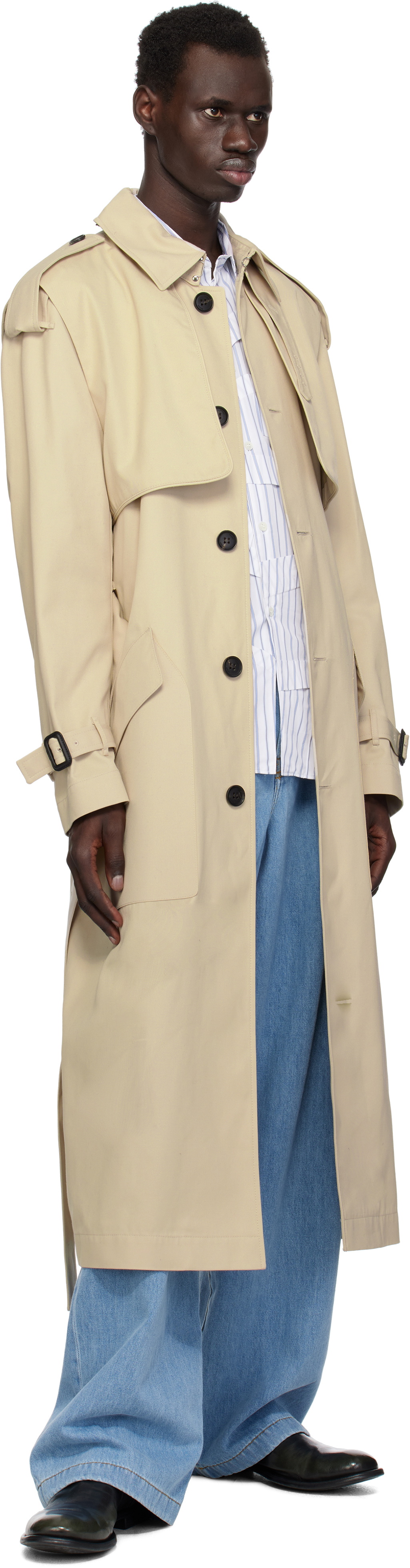 MACKAGE Beige Beau Trench Coat