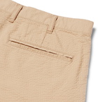 Beams Plus - Ivy Slim-Fit Cotton-Seersucker Shorts - Men - Tan