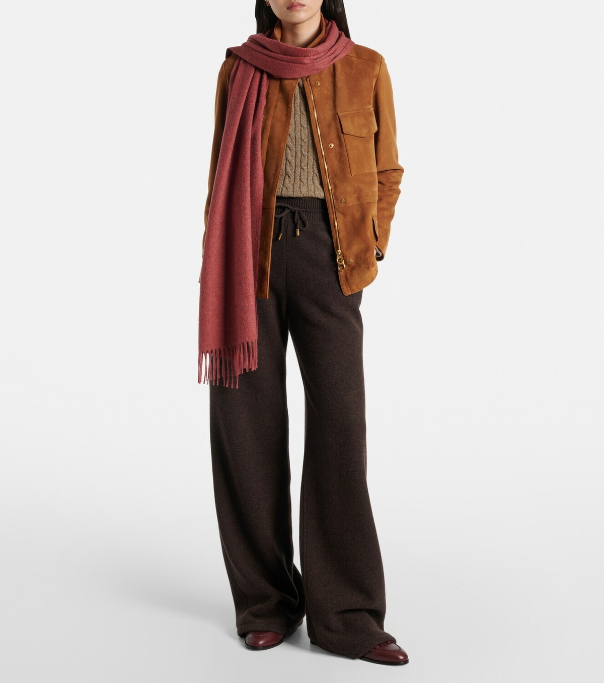 Loro Piana Grande Unita cashmere scarf