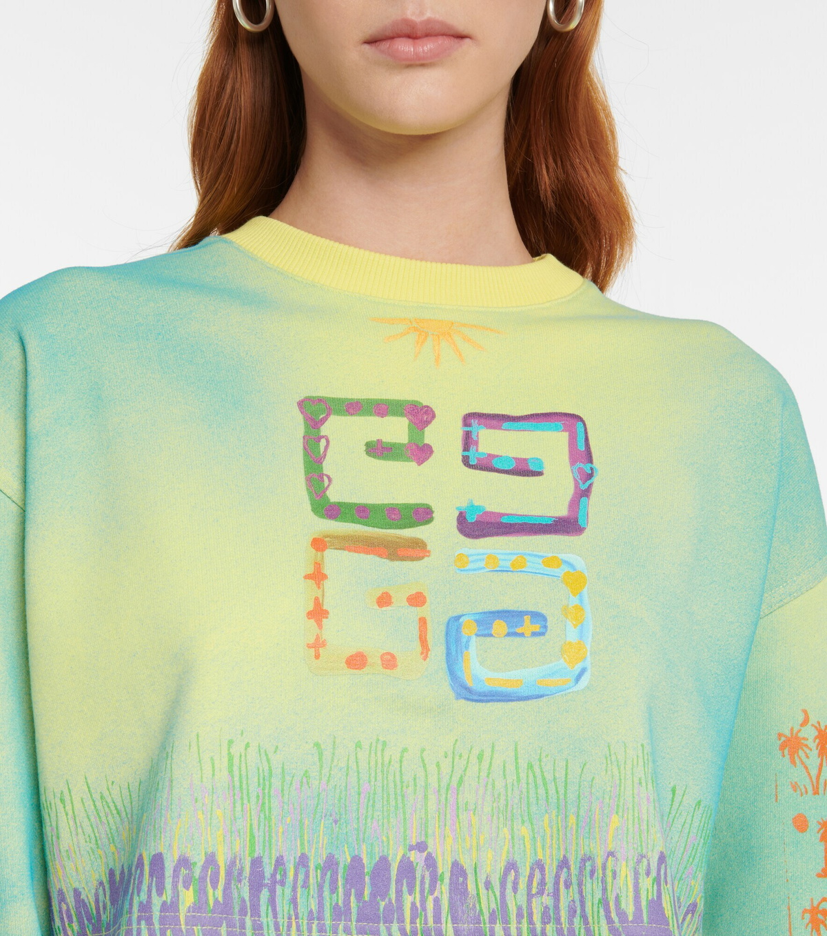 Givenchy - Printed cotton sweatshirt