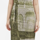 Miaou Women's Thais Midi Dress in Emblem Print
