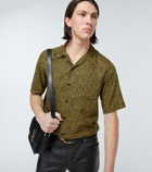 Saint Laurent - Leopard-print bowling shirt