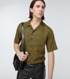 Saint Laurent - Leopard-print bowling shirt