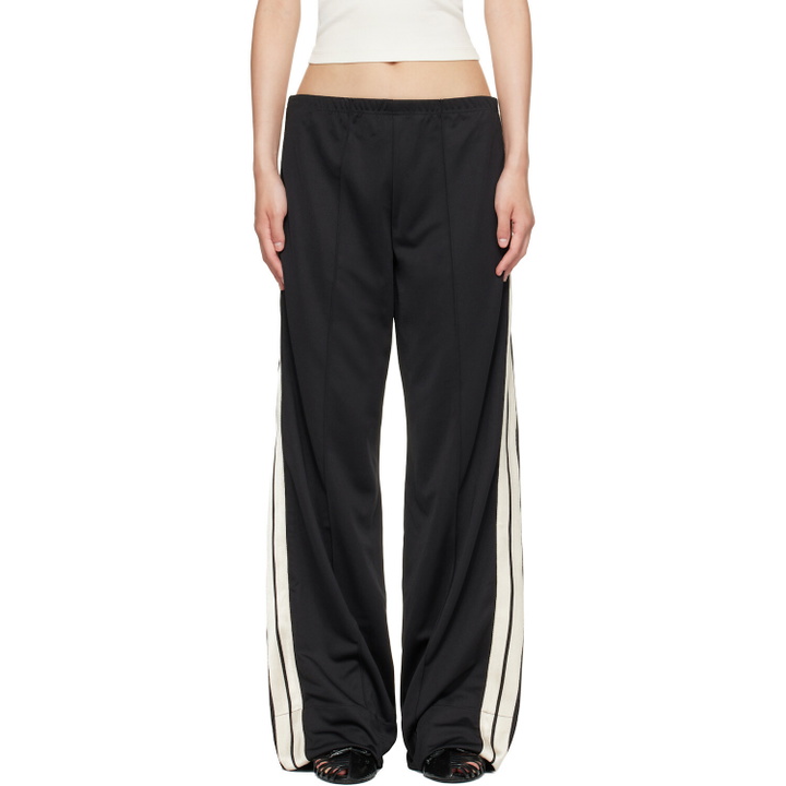 Photo: Palm Angels Black Classic Logo Loose Track Pants