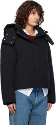 Maison Kitsuné Black Puffer Down Jacket