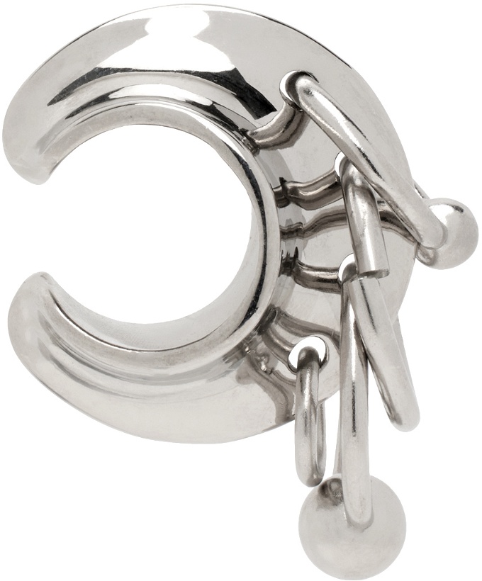 Photo: Jean Paul Gaultier Silver Multiple Rings Single Ear Cuff