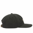 RRL Men's Ranch Logo Sportsman Cap in Black 