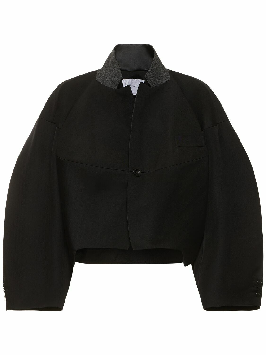 Photo: SACAI Double-faced Wool Blend Jacket