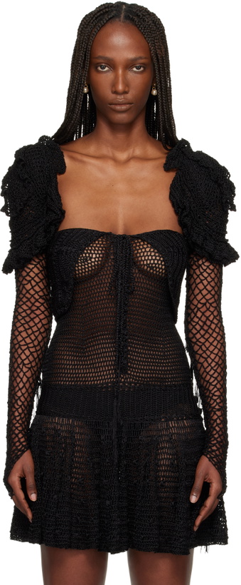 Photo: Judy Turner Black Scylla Shrug Top