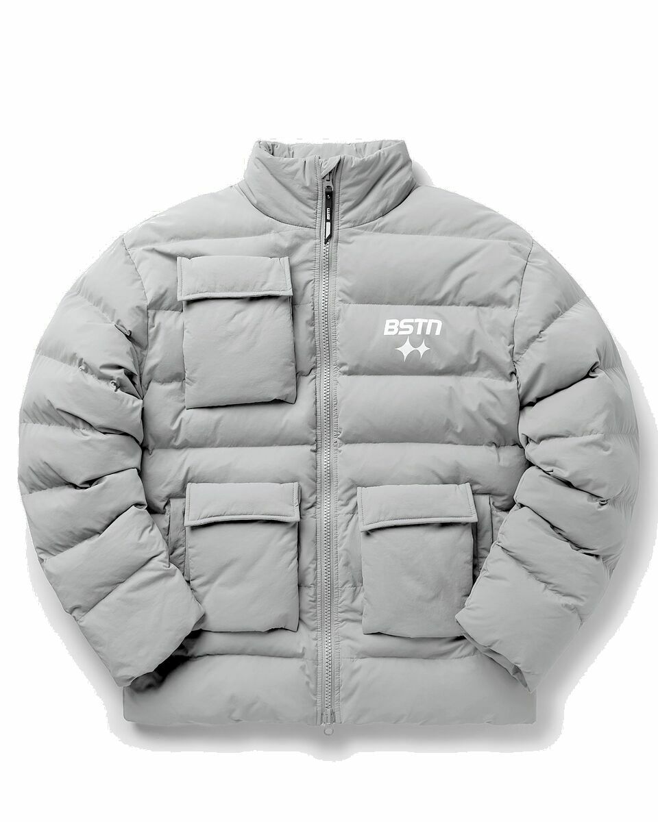 Photo: Bstn Brand Modular Puffer Jacket Grey - Mens - Down & Puffer Jackets