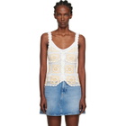 Holzweiler White Rosie Crochet Tank Top