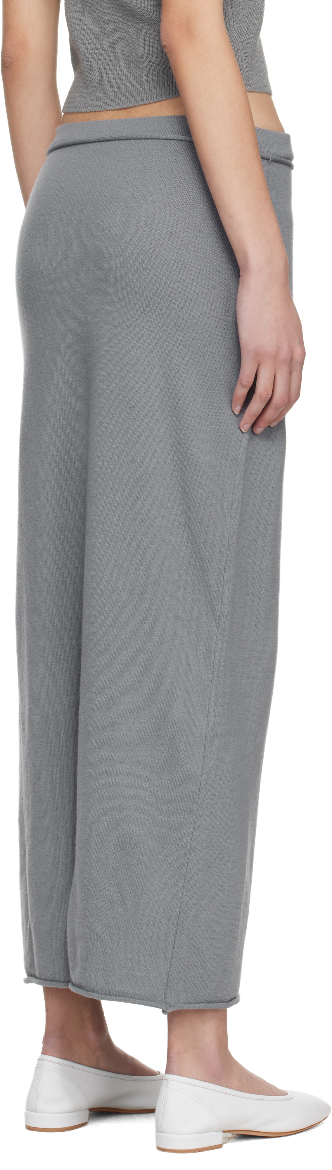 LE17SEPTEMBRE Blue Cashmere Blend Knit Maxi Skirt