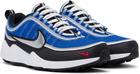 Nike Black & Blue Air Zoom Spiridon Sneakers