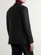 Canali - Kei Double-Breasted Wool Blazer - Gray