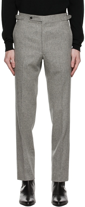 Photo: Husbands Flannel High Waisted High Rise Trousers