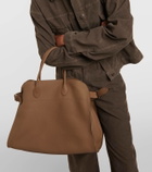 The Row Soft Margaux 17 leather tote bag