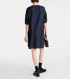 'S Max Mara Embroidered denim minidress