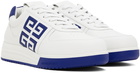 Givenchy White & Blue G4 Sneakers