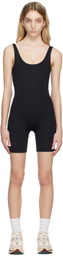 Girlfriend Collective Black Bike Unitard