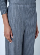 Pleats Please Issey Miyake Pleated Wide-Leg Trousers