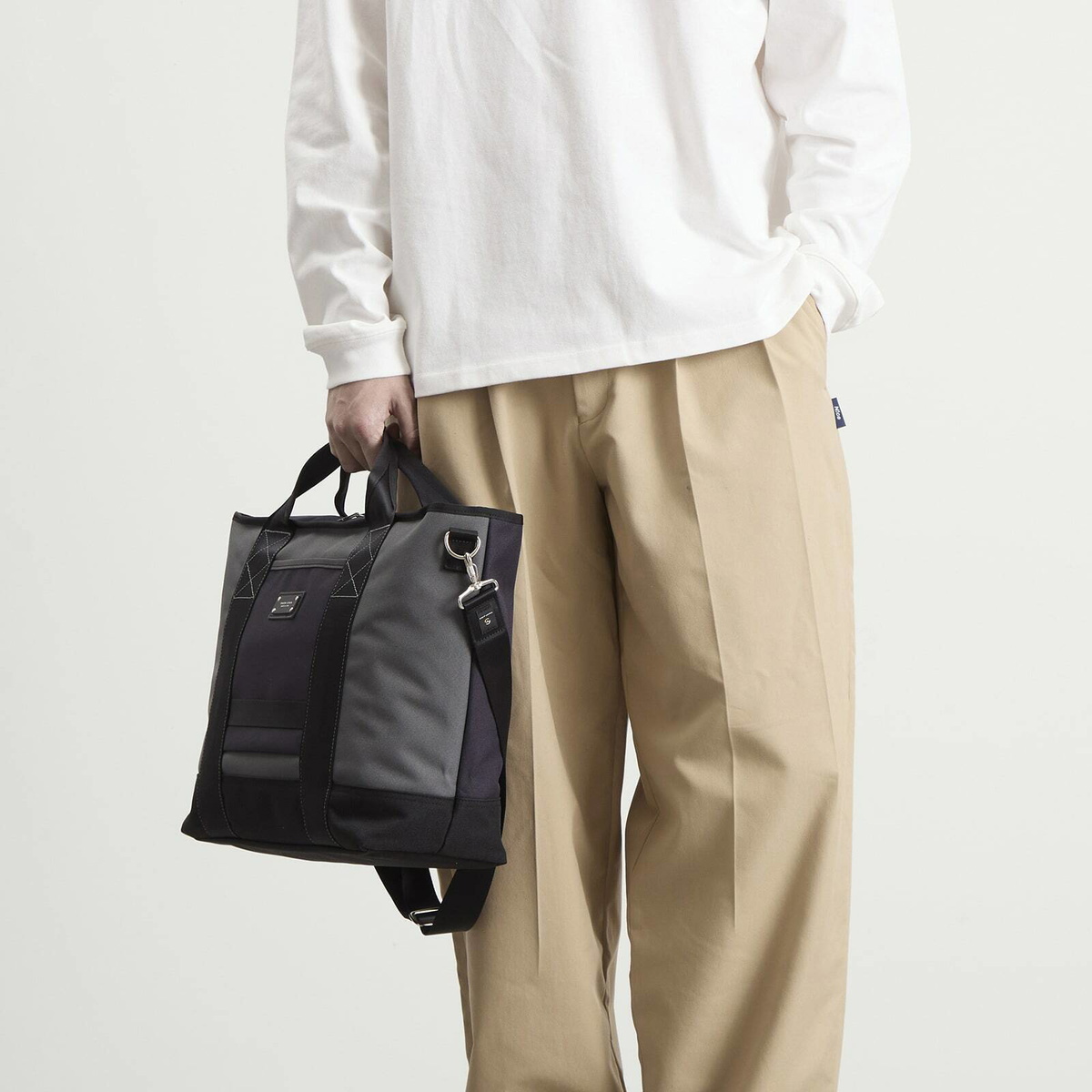 Master-Piece Defend Tote Bag in Navy 