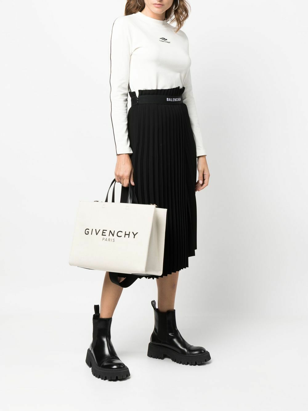 GIVENCHY - G-tote Medium Canvas Shopping Bag Givenchy