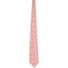 Comme des Garcons Homme Deux Pink Silk Paisley Tie