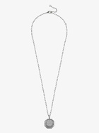 SHAY 18K White Gold Octagon Diamond Pendant Necklace